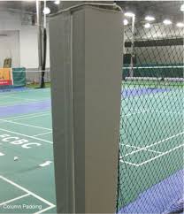 Tennis court column pads