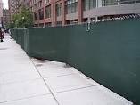 Industrial Construction Privacy Windscreens